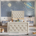 Diamond Cloud Upholstered Kids Bed