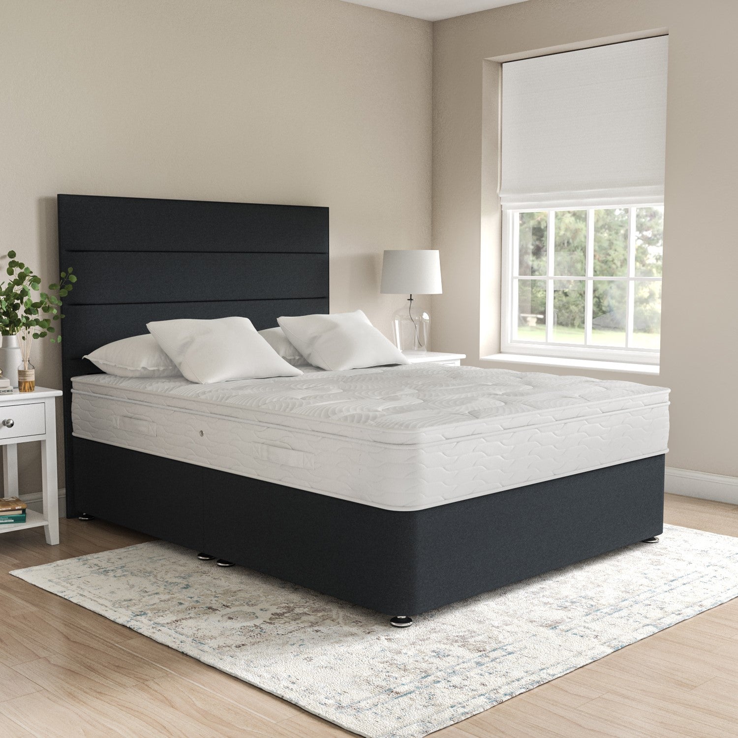 Horizontal Divan Bed With Mattress