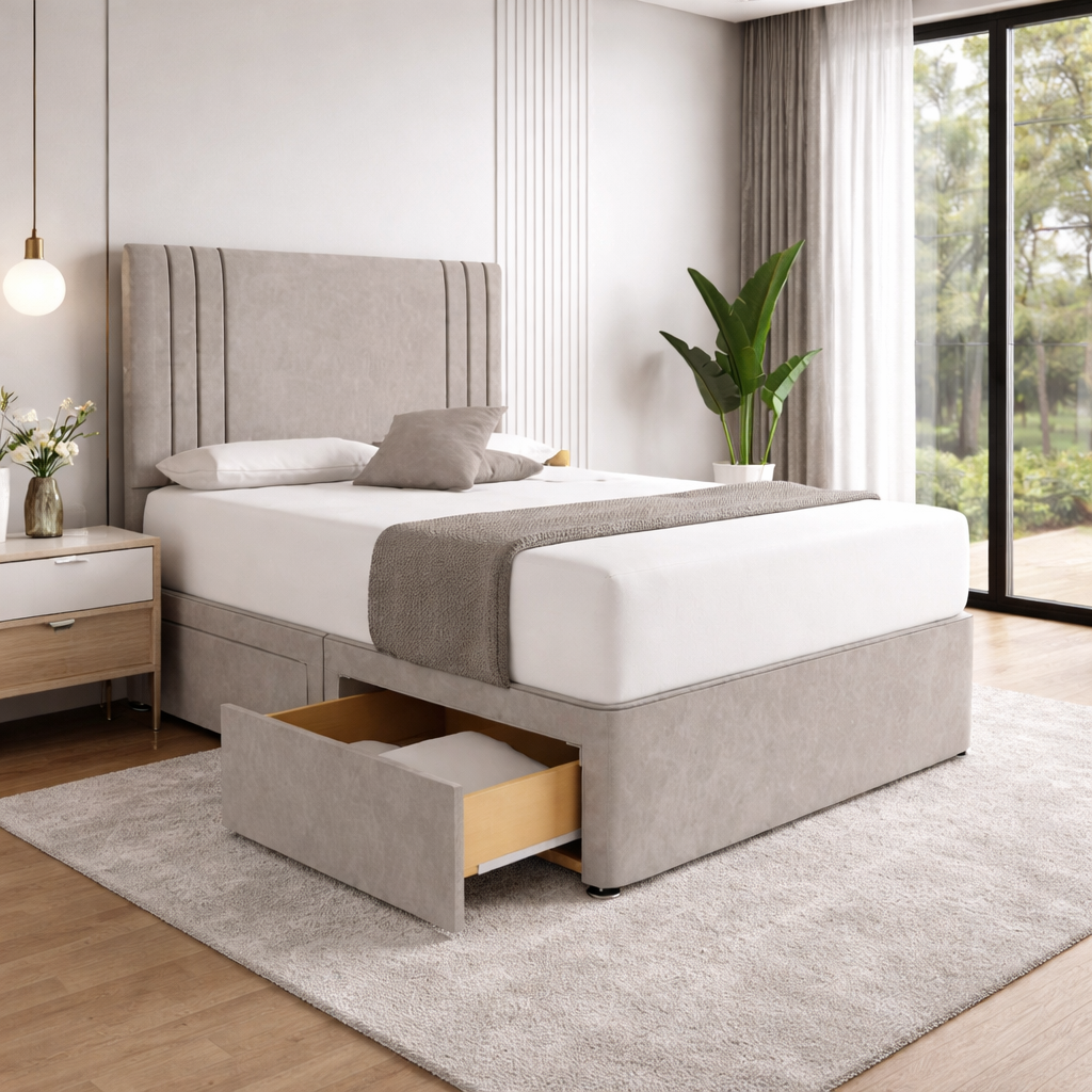 California Divan Bed With Mattress