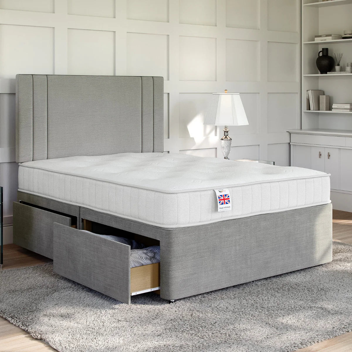 Rome Divan Bed With Mattress