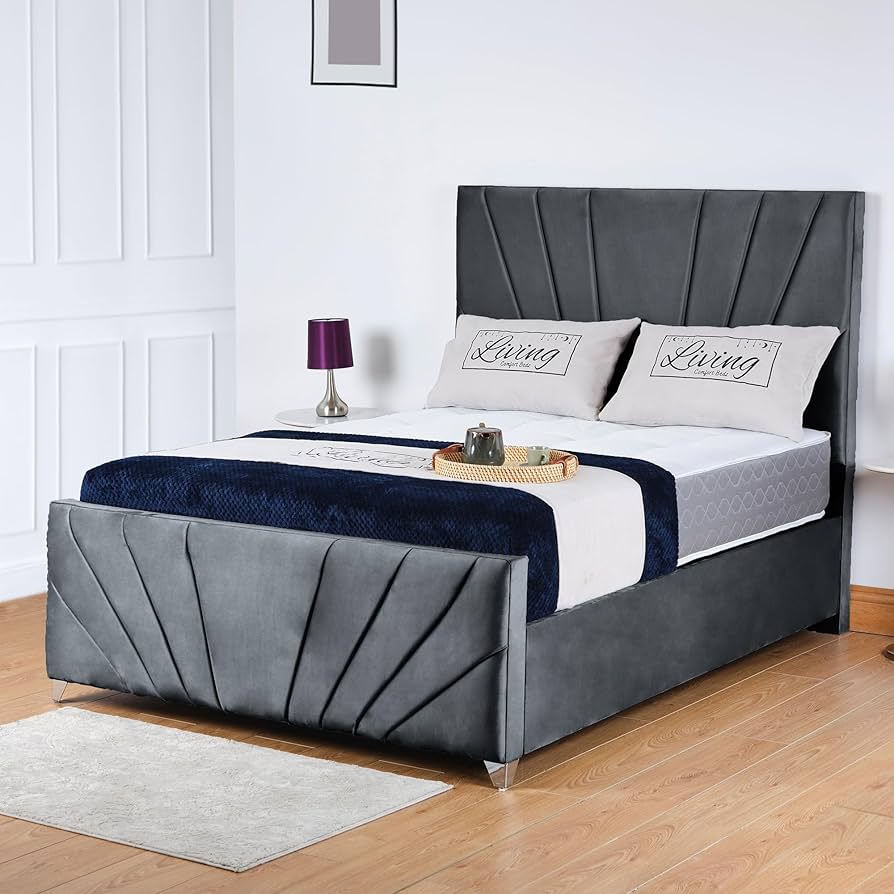 Sunshine Upholstered Bed With Mattress