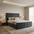 Lisbon Upholstered Bed With Mattress